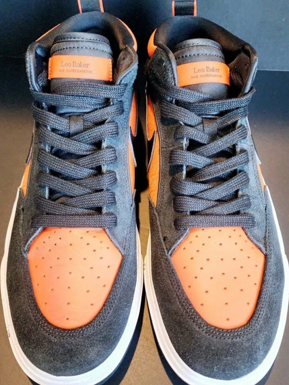 Nike SB React Leo Baker Electro Orange Men’s 11.5